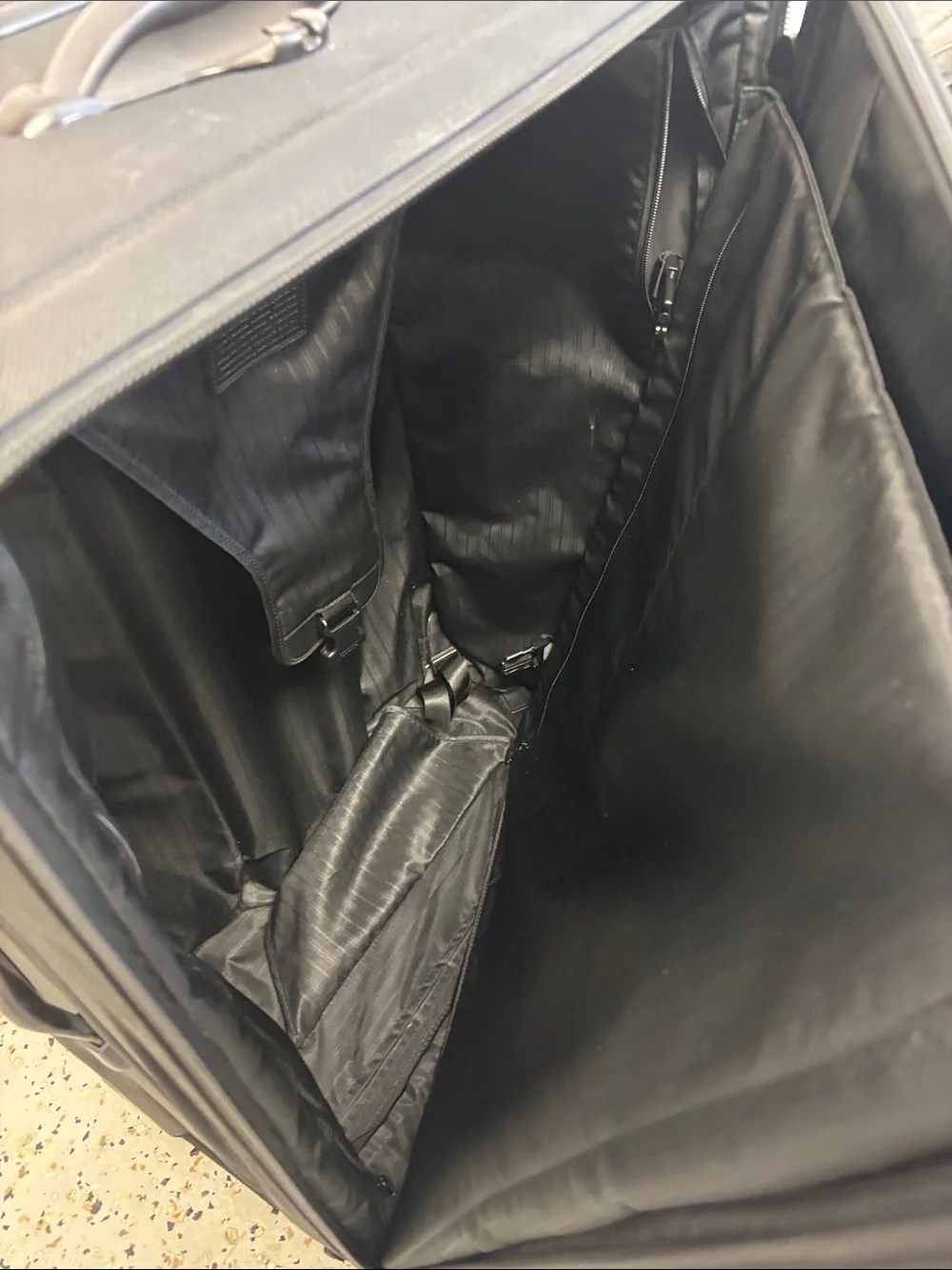 Tumi Black Rolling Garment Bag for Men